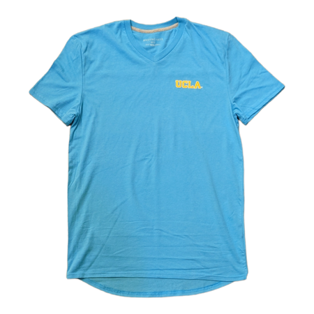 UCLA Gold Script Mens Collegiate Blue Tee - Campus Store