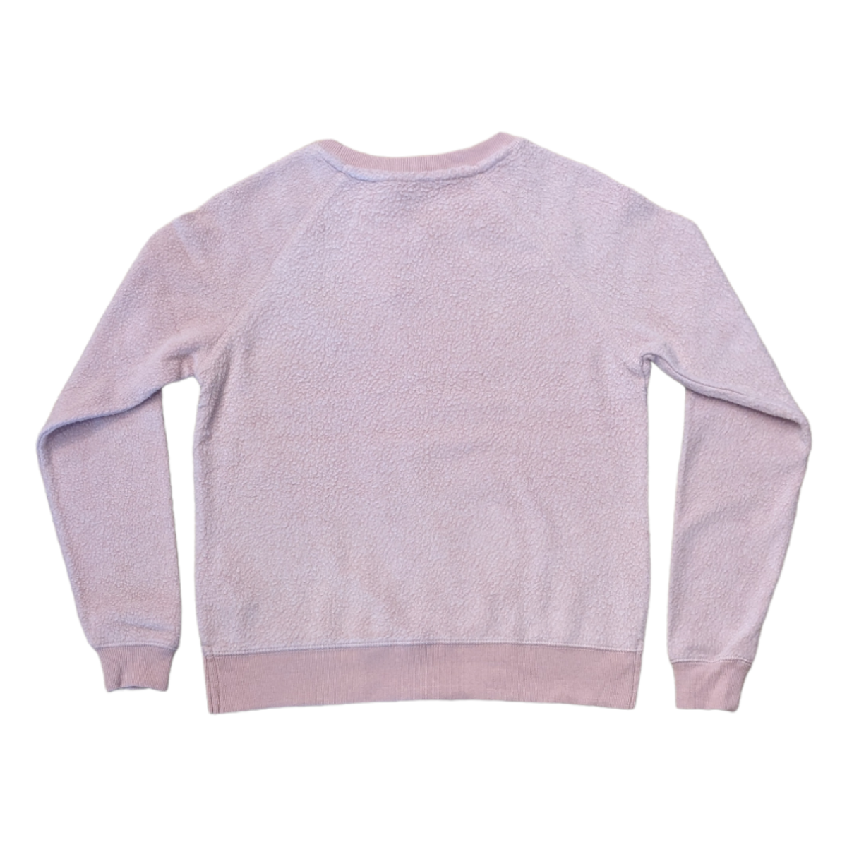 Boxercraft Ucla Script Embroidery Ladies Fleece Out Crew Blush