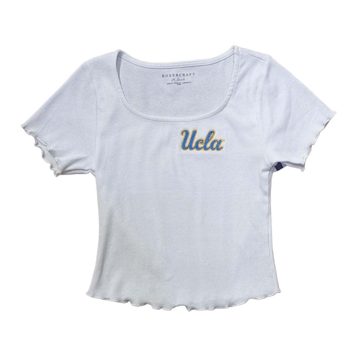 Boxercraft Ucla Baby Rip Top White