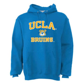 Russell Athletic UCLA Joe Bear Bruins Pullover Hoodie Blue