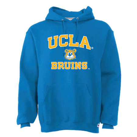 Russell Athletic UCLA Joe Bear Bruins Pullover Hoodie Blue