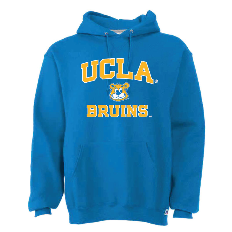 Russell Athletic UCLA Joe Bear Bruins Pullover Hoodie Silver