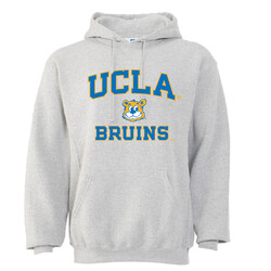 Russell Athletic UCLA Joe Bear Bruins Pullover Hoodie Silver