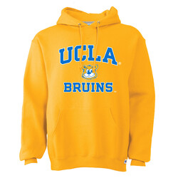 Russell Athletic UCLA Joe Bear Bruins Pullover Hoodie Gold