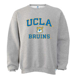 Russell Athletic UCLA Joe Bear Bruins Fleece Crew Oxford