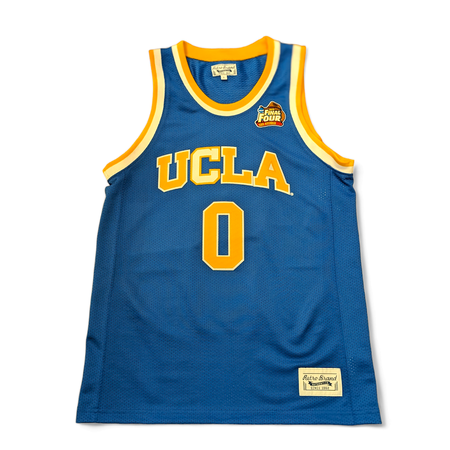 Retro Brand UCLA Blue  Basketball Jersey Final Four 2008 Westbrook #0