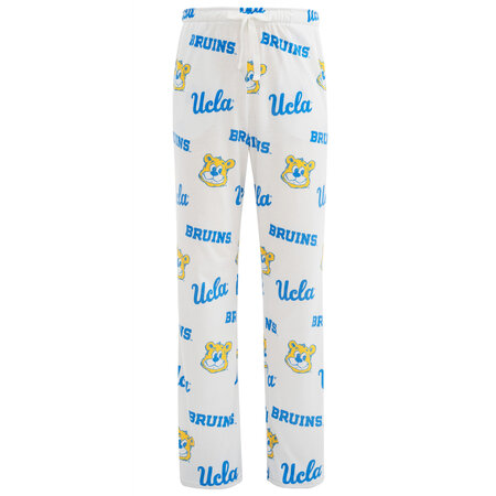Boxercraft UCLA Multiple Team Logo Pajama White Pant