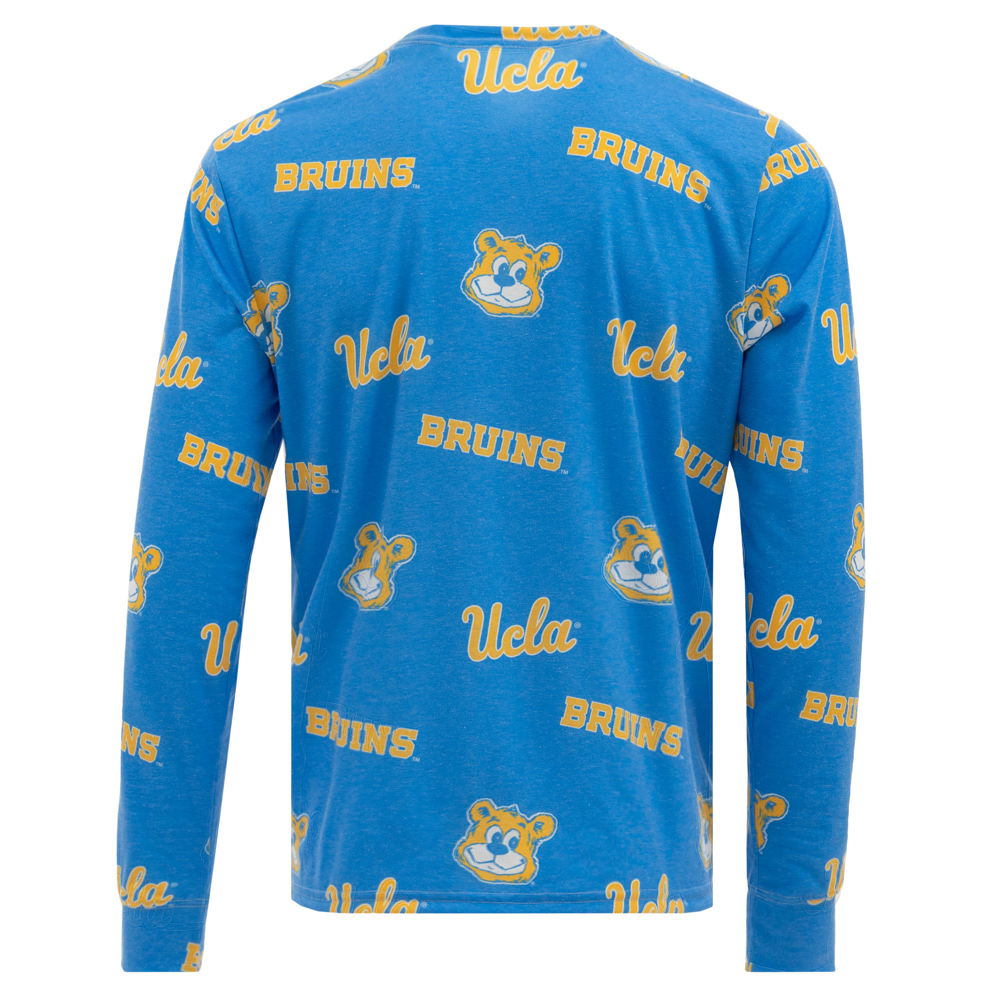 Boxercraft UCLA Multiple Team Logo Pajama Long Sleeve Blue Tee