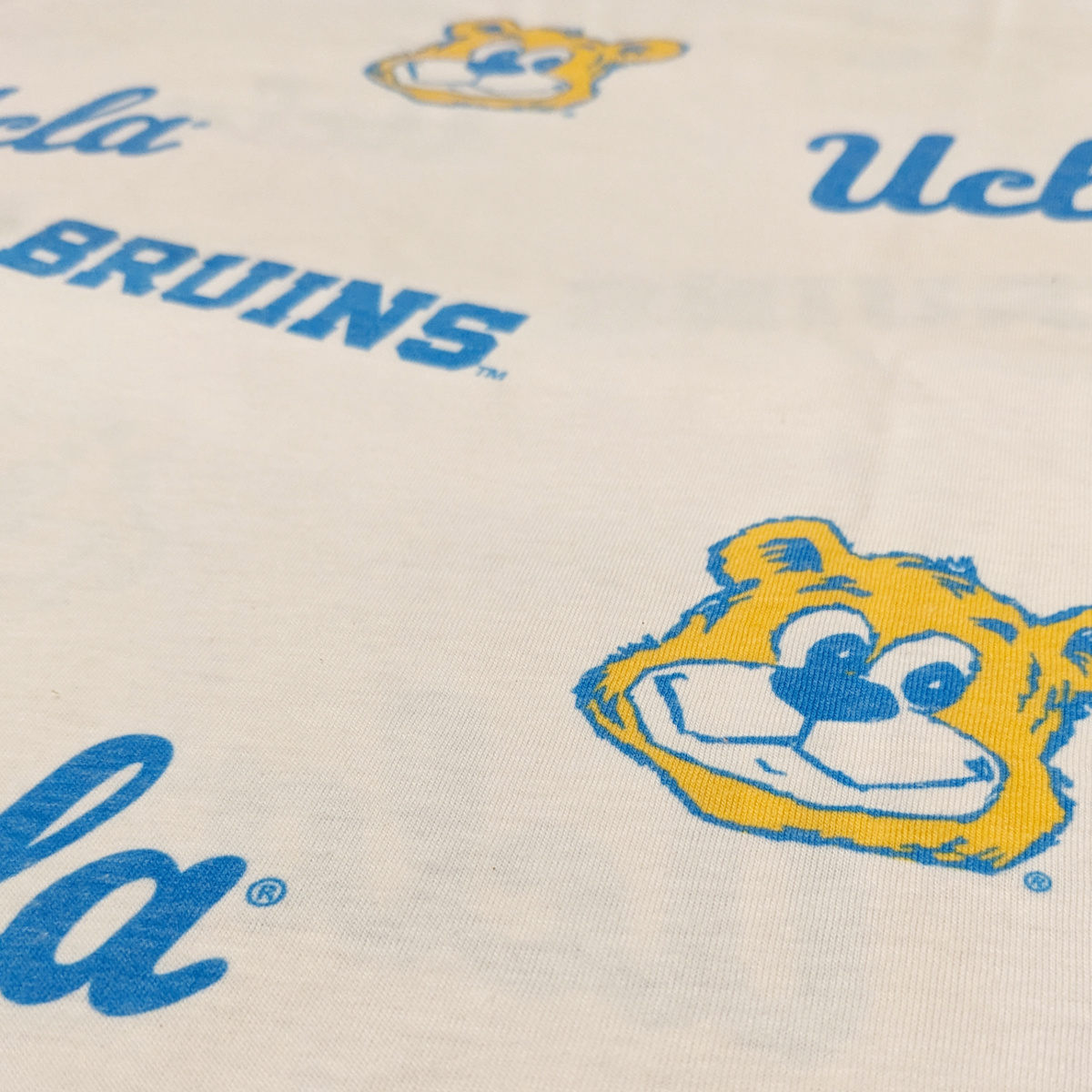 Boxercraft UCLA Multiple Team Logo Pajama Long Sleeve White Tee