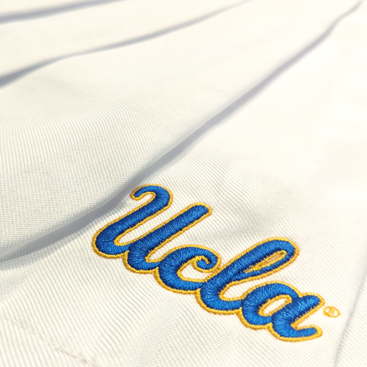 HYPE AND VICE UCLA Script Tennis Skirt White