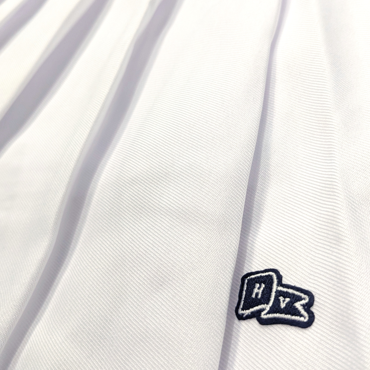 HYPE AND VICE UCLA Script Tennis Skirt White