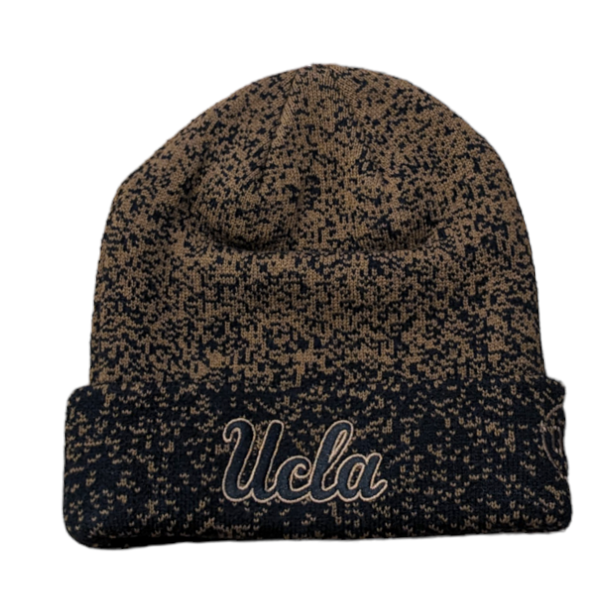 Top Of The World UCLA Script OHT Cuffed Knit Cacao Brown Beanie