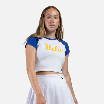 HYPE AND VICE UCLA Script Homerun Tee Royal