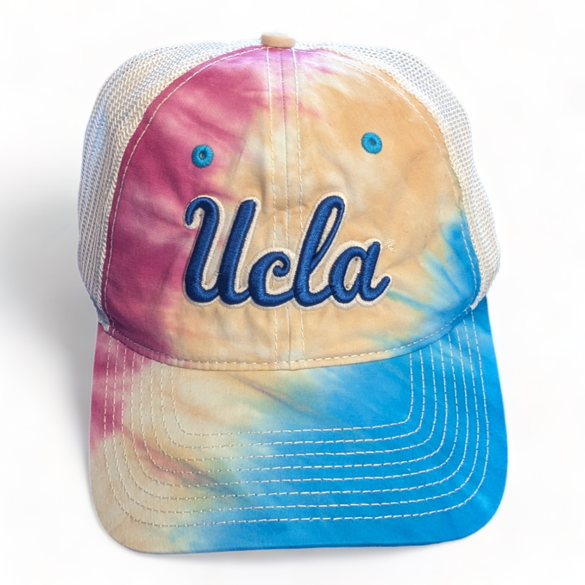 The Game UCLA Script Tie Dye Soft Trucker Pastel Hat
