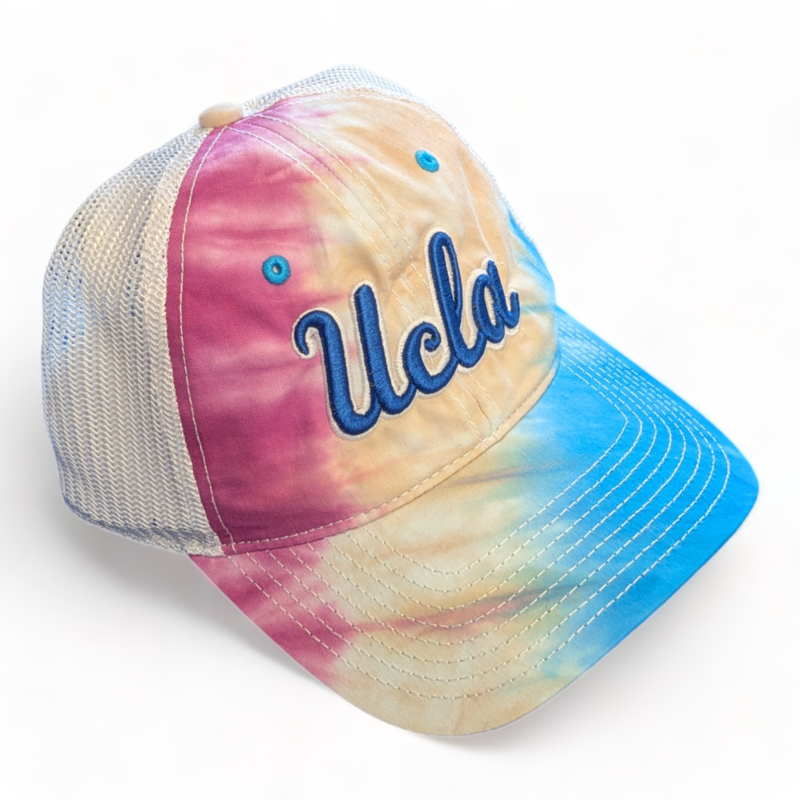 The Game UCLA Script Tie Dye Soft Trucker Pastel Hat