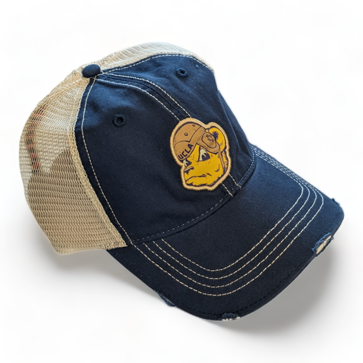 Retro Brand UCLA Bruins Distressed Trucker Navy Hat