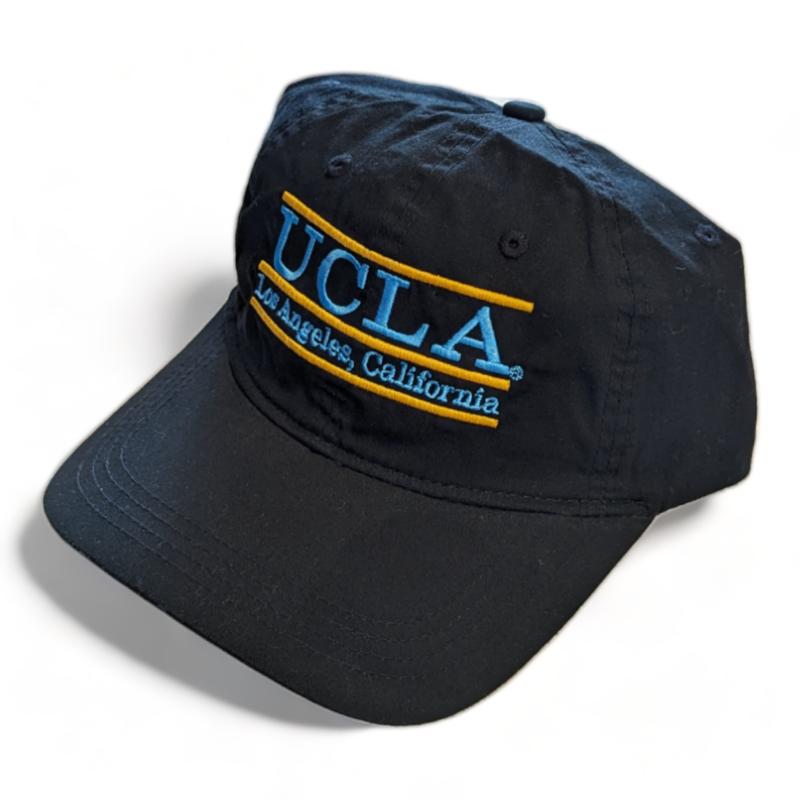 The Game UCLA University Ultra Velcro Backstrap Cap Black