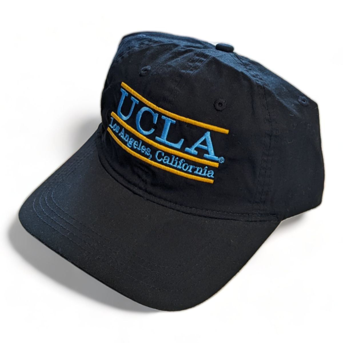 Unit Backstrap Cap UCLA University Ultra Velcro Backstrap Cap Black - Campus Store