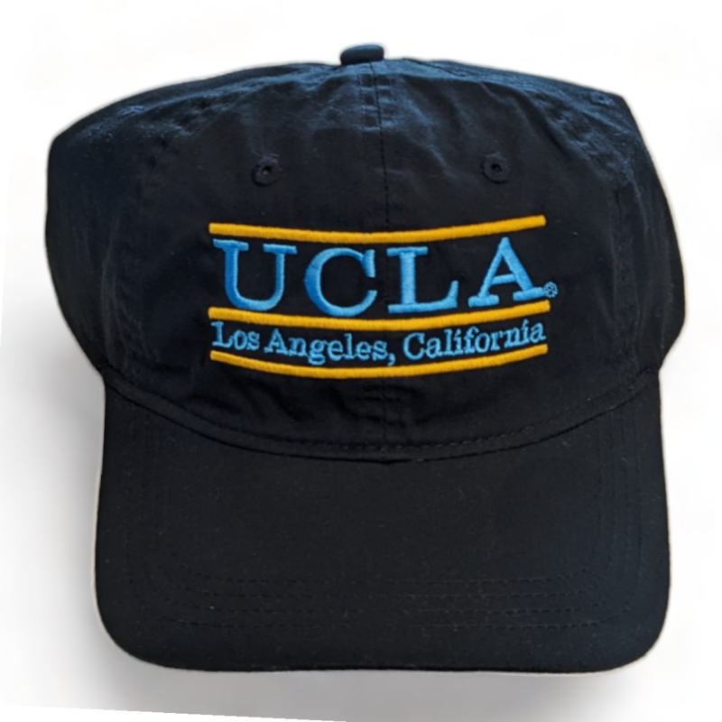 The Game UCLA University Ultra Velcro Backstrap Cap Black