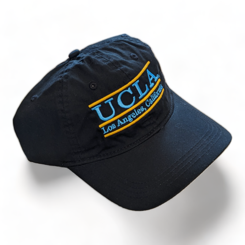 The Game UCLA University Ultra Velcro Backstrap Cap Black