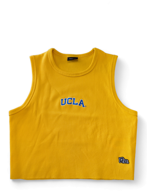 HYPE AND VICE UCLA Block Cut Off Tank