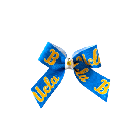 ALL STAR DOGS UCLA Script Dog Hair Bow