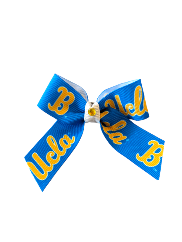 ALL STAR DOGS UCLA Script Dog Hair Bow