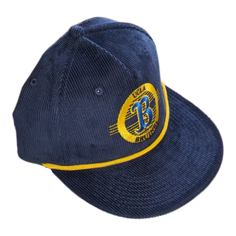 The Game UCLA Bruins Corduroy Flat Bill With Rope Navy