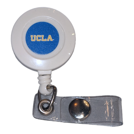 MCM Brands UCLA Retractable Badge Holder White