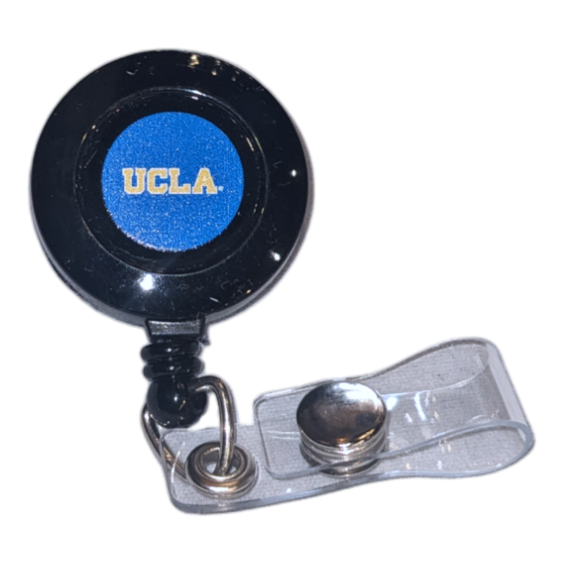 UCLA Retractable Badge Holder Black - Campus Store