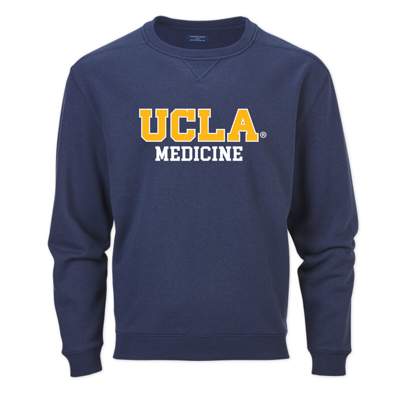 Boxercraft UCLA Medicine Fleece Crew Navy