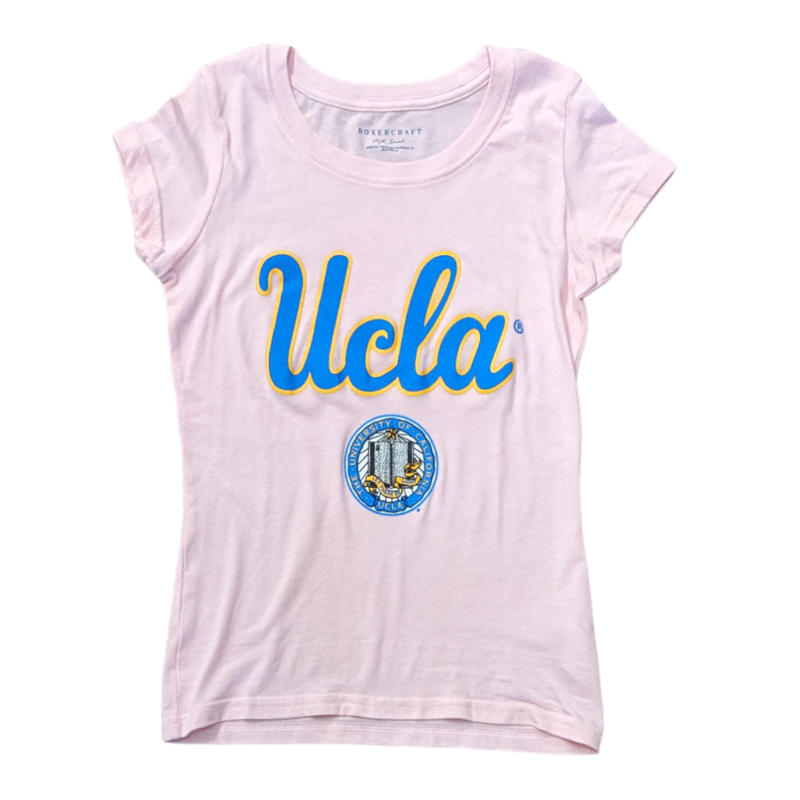 Boxercraft UCLA Ladies Tri-Blend Tee Pink Heather