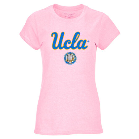 Boxercraft UCLA Ladies Tri-Blend Tee Pink Heather