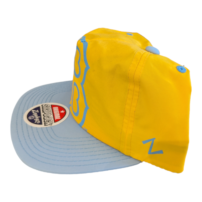 UCLA CUSTOM NYLON BLUE AND YELLOW SNAP BACK