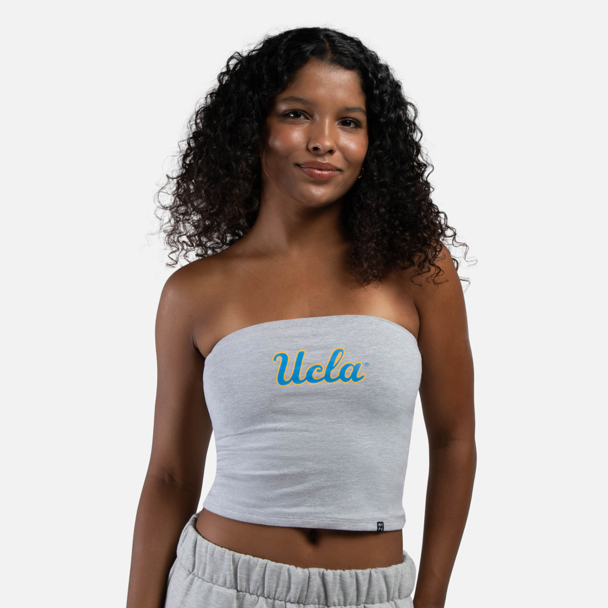 UCLA Script Tube Top Grey - Campus Store