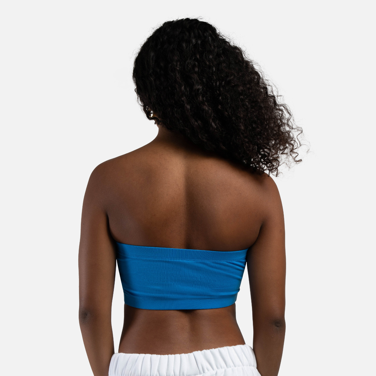 HYPE AND VICE UCLA Script Bandeau Top Blue