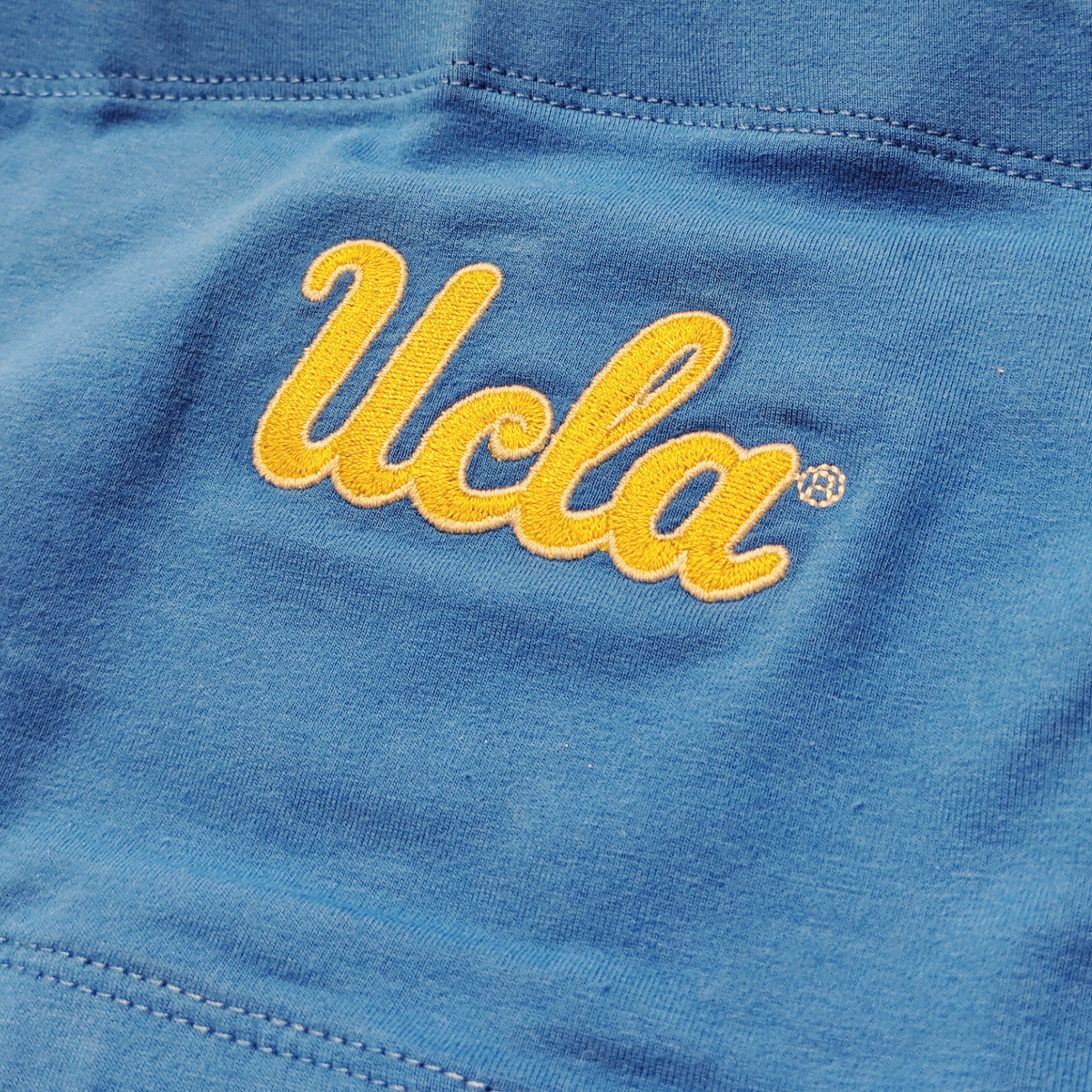 HYPE AND VICE UCLA Script Bandeau Top Blue