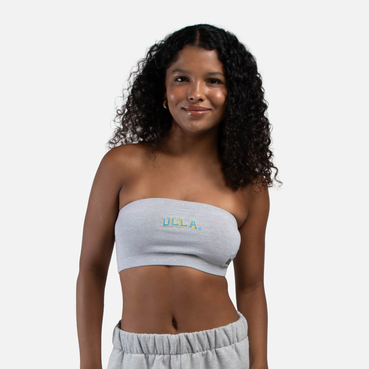 HYPE AND VICE UCLA Arch Bandeau Top Grey