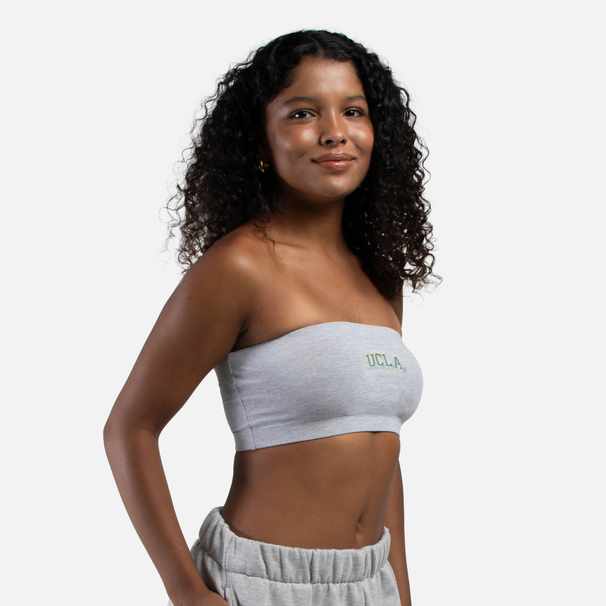 HYPE AND VICE UCLA Arch Bandeau Top Grey