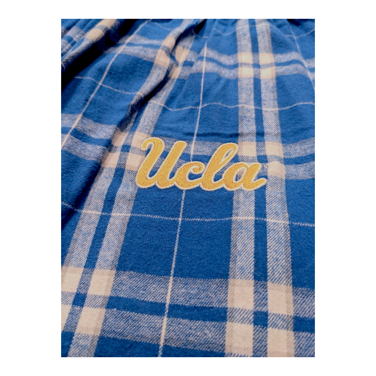 Boxercraft UCLA Script Adult Flannel Joggers Royal