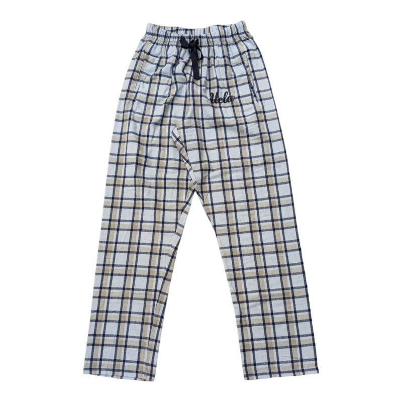 UCLA Adult Flannel Pant Light Blue Navy - Campus Store