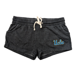 Boxercraft Ucla  Script Ladies Rally Short Charcoal