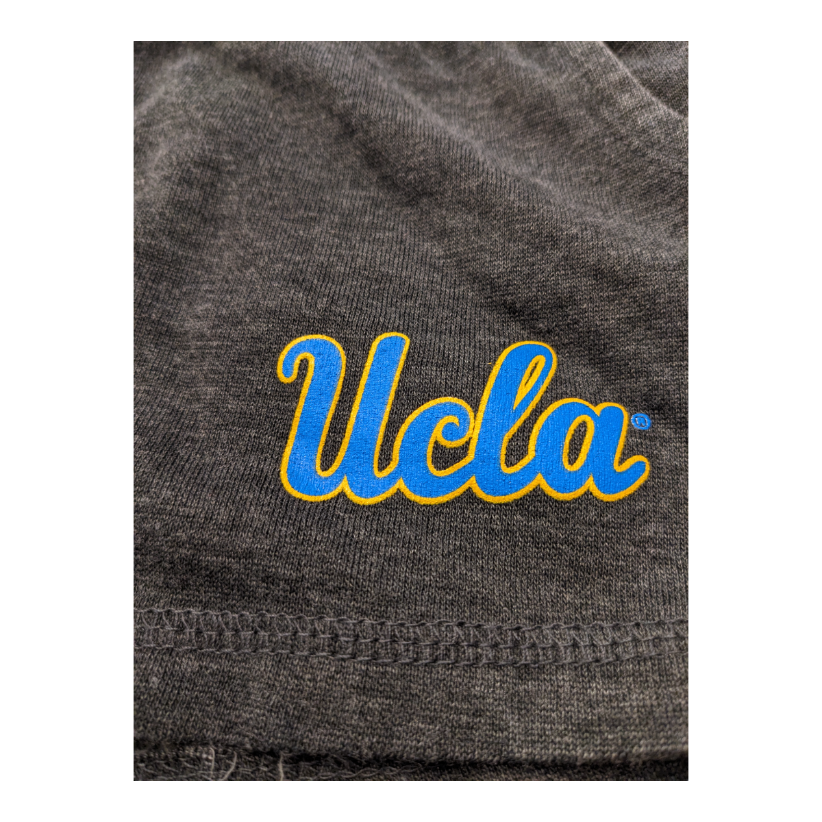 Boxercraft Ucla  Script Ladies Rally Short Charcoal