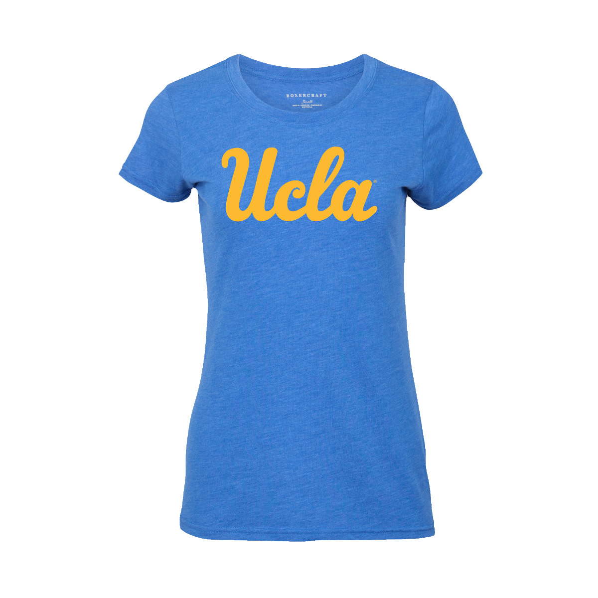 Russell Athletic Ucla Classic Script Ladies Heather Blue Tee
