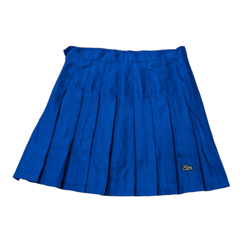 Royal Blue Tennis Pleat Skirt