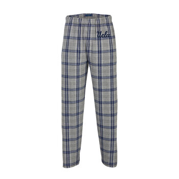 Boxercraft UCLA Adult Flannel Pant Oxford Navy White