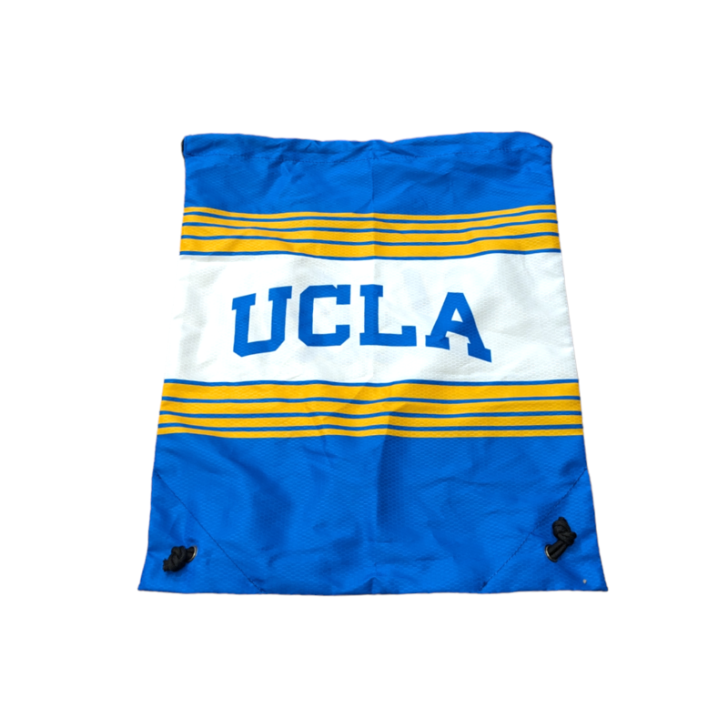 Jardine Associates UCLA Script/ Block 2 Side Drawstring Bag