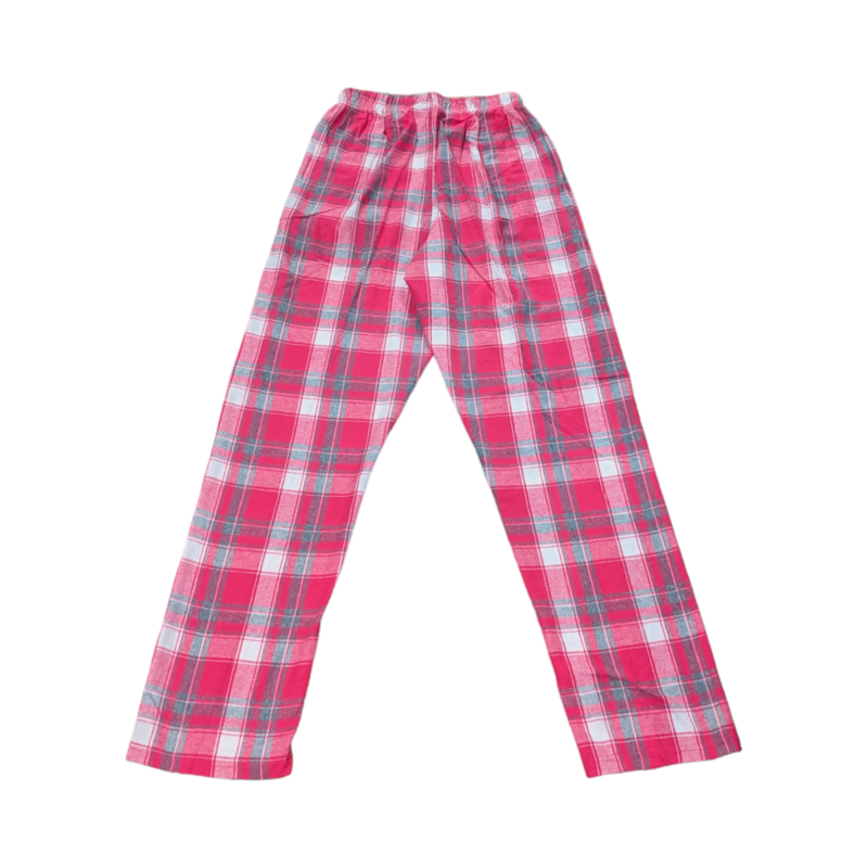 Boxercraft UCLA Ladies Flannel Pant Pink Grey White