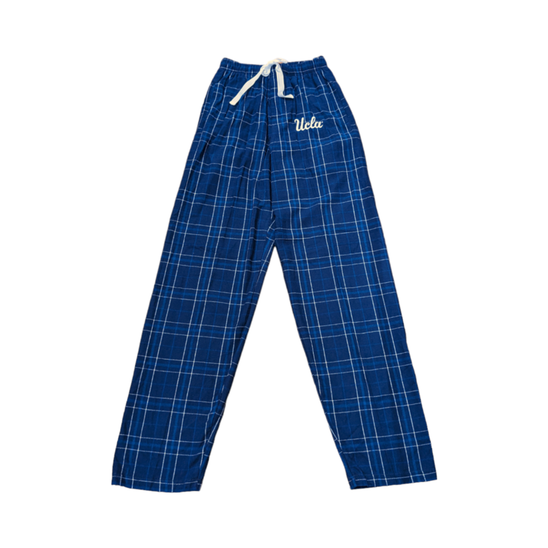 Boxercraft UCLA Adult Flannel Pant Navy Royal White