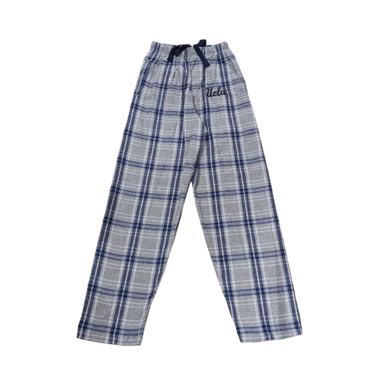 Boxercraft UCLA Adult Flannel Pant Oxford Navy White